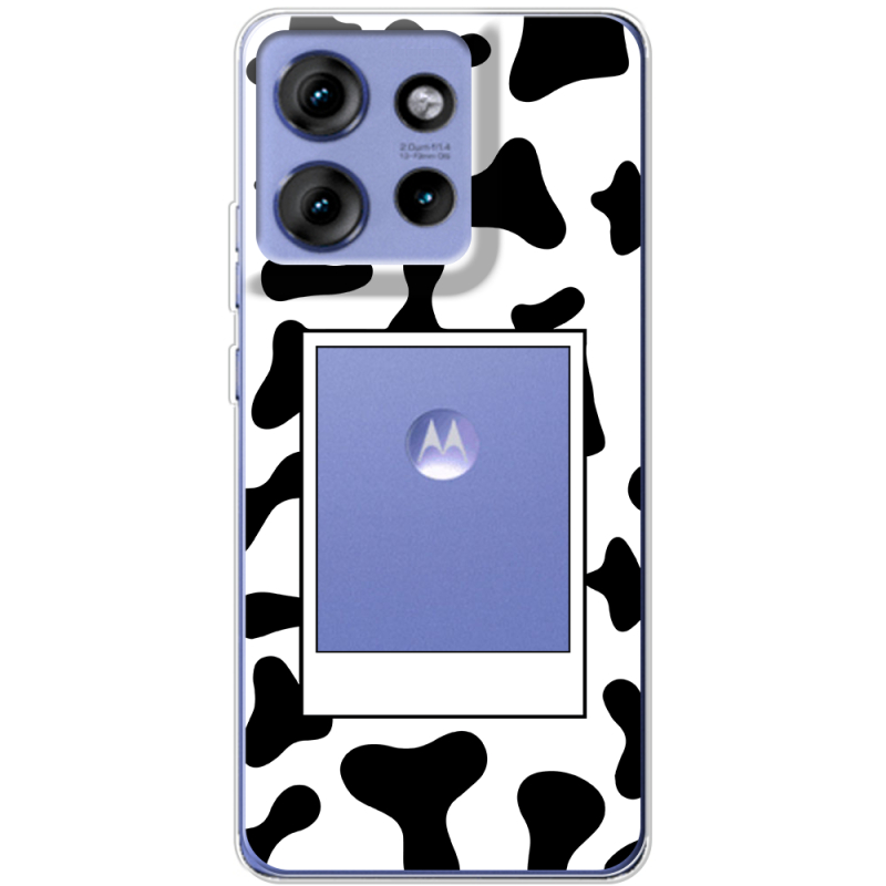 Прозорий чохол BoxFace Motorola Edge 50 Cow