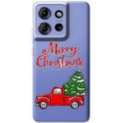 Прозорий чохол BoxFace Motorola Edge 50 Holiday Car