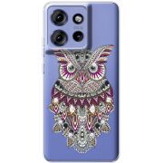 Чохол зі стразами Motorola Edge 50 Owl