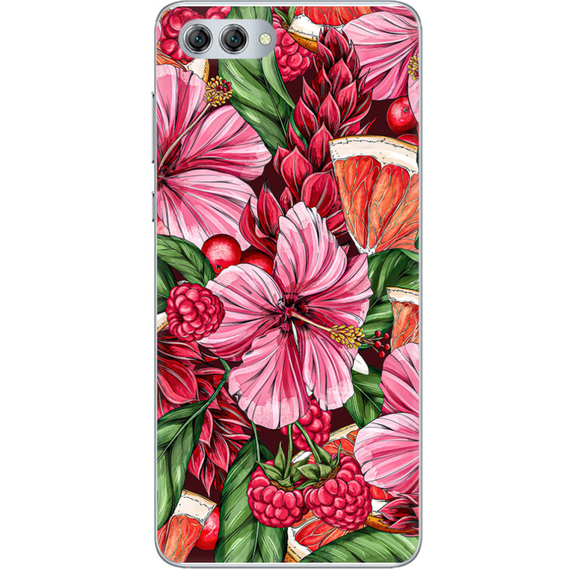 Чехол U-print Huawei Nova 2s Tropical Flowers