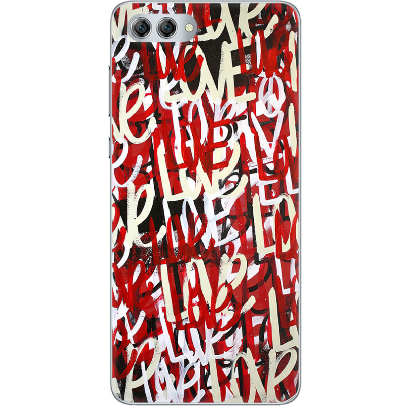 Чехол U-print Huawei Nova 2s Love Graffiti