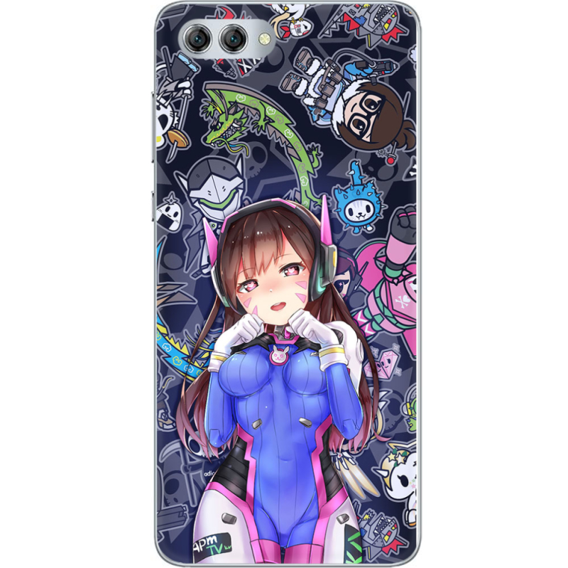 Чехол U-print Huawei Nova 2s Overwatch D.VA