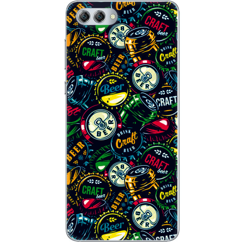Чехол U-print Huawei Nova 2s Bottle Caps