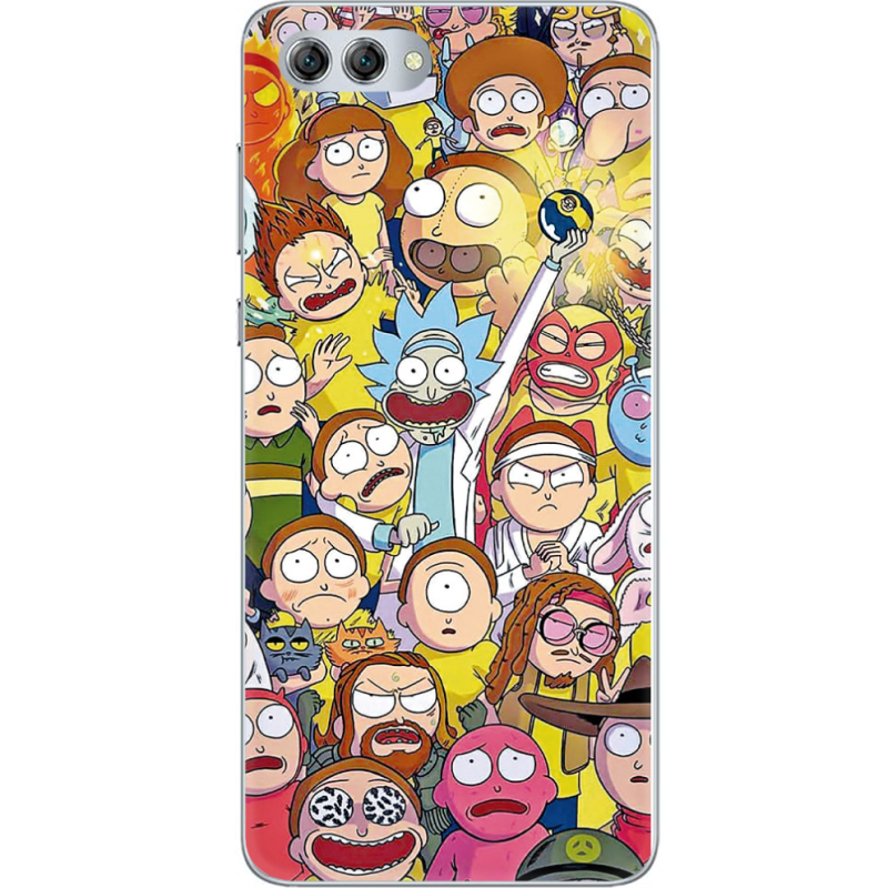 Чехол U-print Huawei Nova 2s Rick and Morty