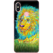 Чехол U-print Xiaomi Redmi S2 Moonlight Lion