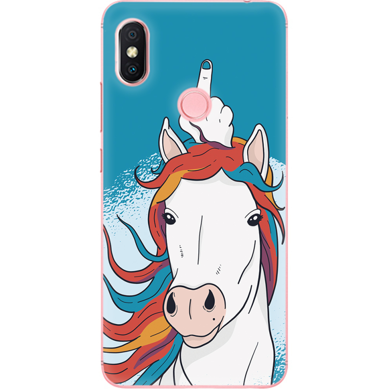 Чехол U-print Xiaomi Redmi S2 Fuck Unicorn