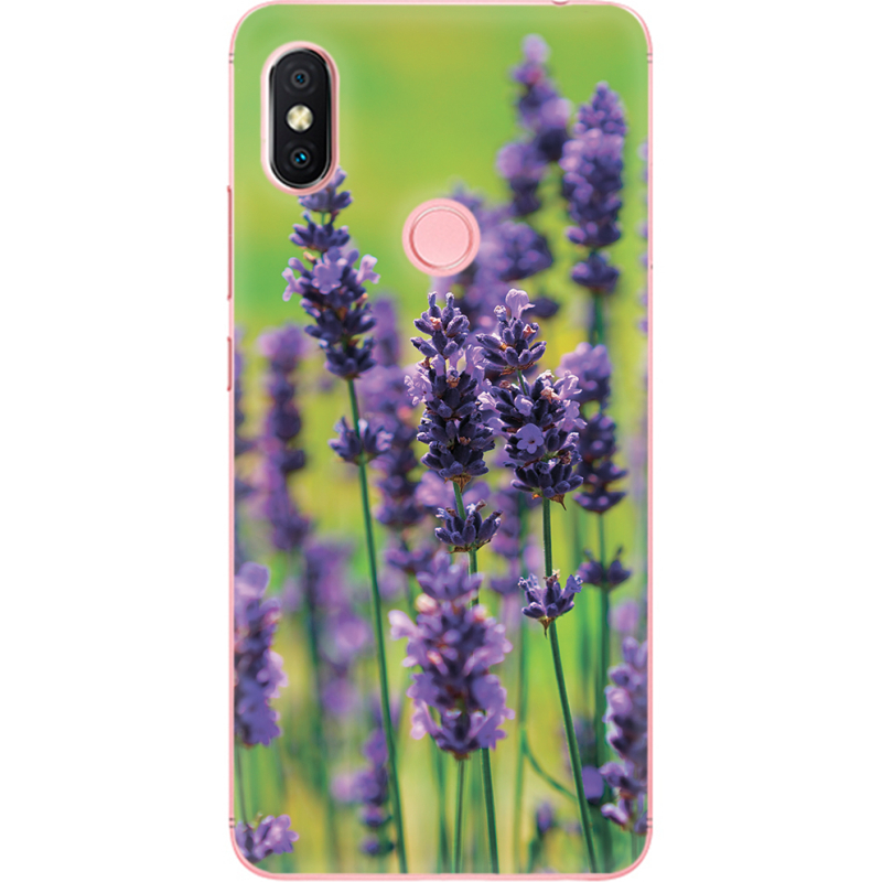 Чехол U-print Xiaomi Redmi S2 Green Lavender