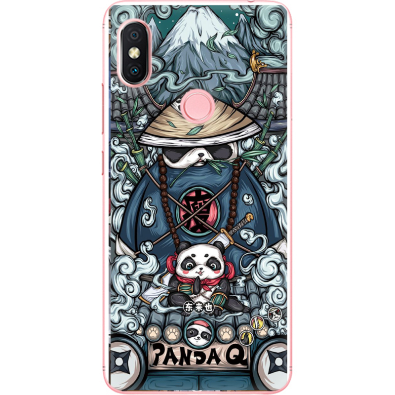 Чехол U-print Xiaomi Redmi S2 Panda Q