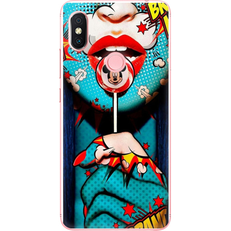 Чехол U-print Xiaomi Redmi S2 Girl Pop Art
