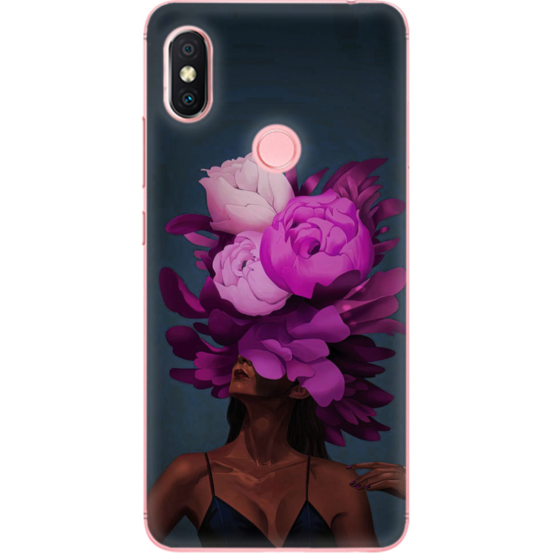 Чехол U-print Xiaomi Redmi S2 Exquisite Purple Flowers