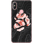 Чехол U-print Xiaomi Redmi S2 Snake Rose