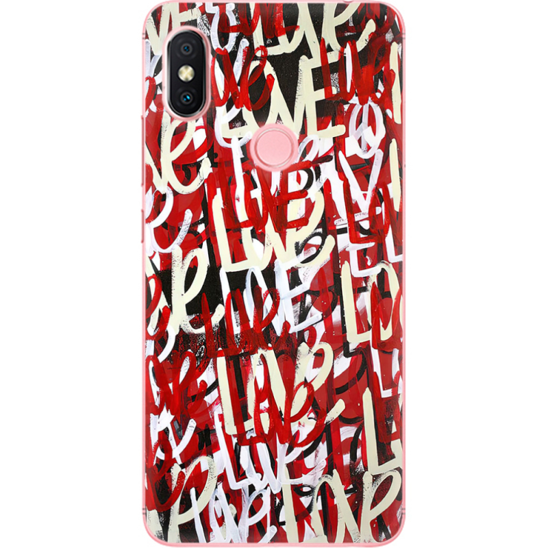 Чехол U-print Xiaomi Redmi S2 Love Graffiti