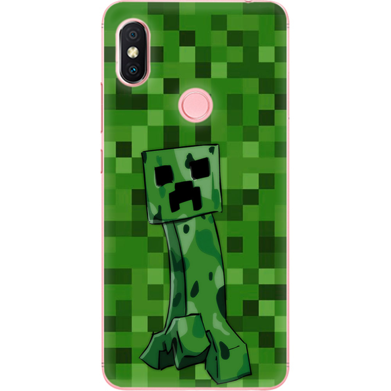 Чехол U-print Xiaomi Redmi S2 Minecraft Creeper