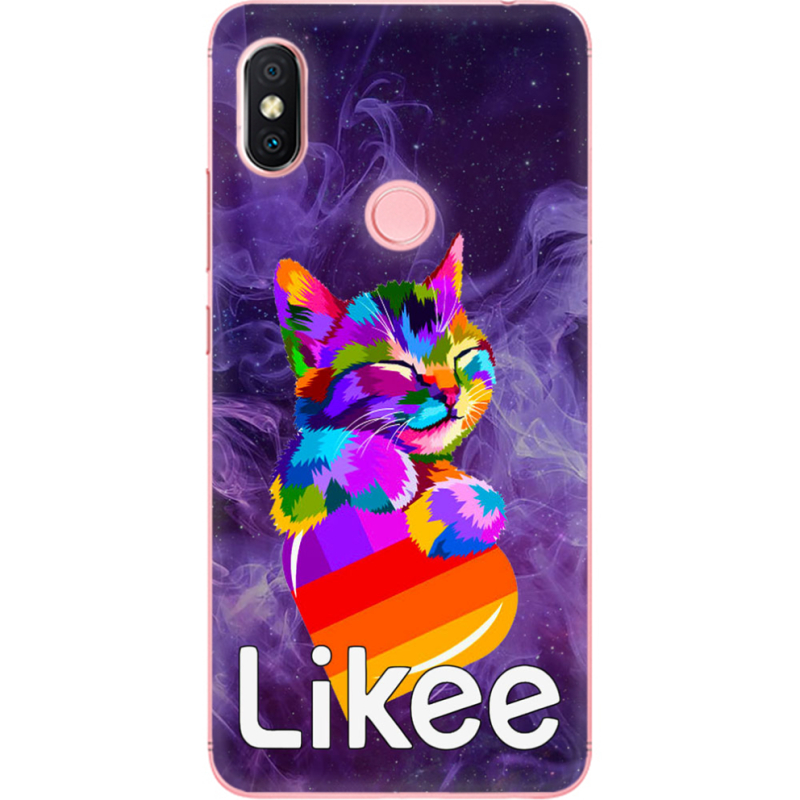 Чехол U-print Xiaomi Redmi S2 Likee Cat