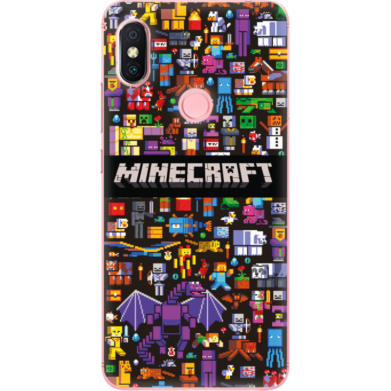 Чехол U-print Xiaomi Redmi S2 Minecraft Mobbery