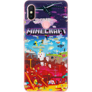 Чехол U-print Xiaomi Redmi S2 Minecraft World Beyond