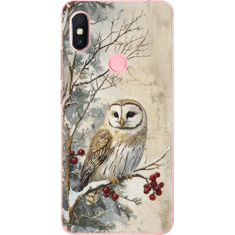 Чехол U-print Xiaomi Redmi S2 Christmas Owl