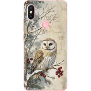 Чехол U-print Xiaomi Redmi S2 Christmas Owl