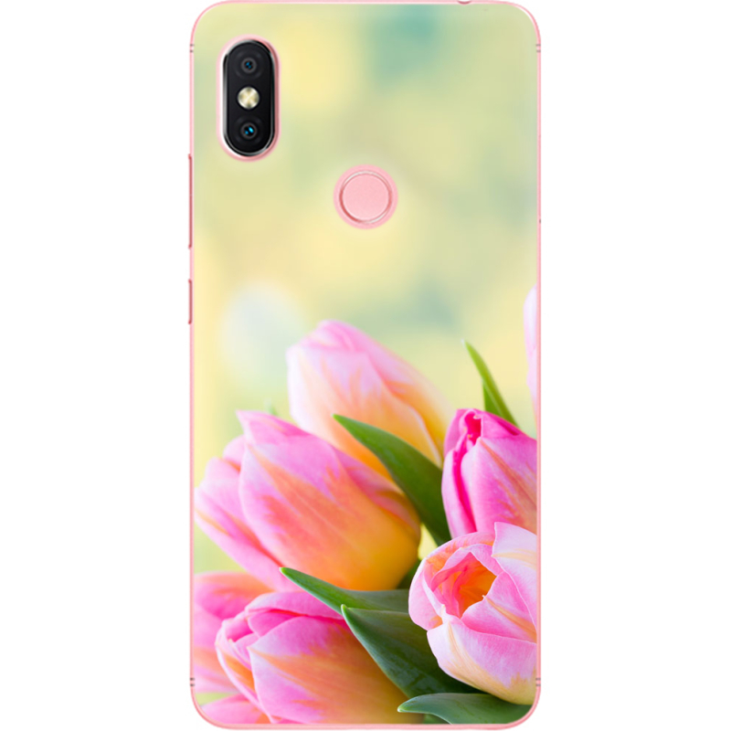 Чехол U-print Xiaomi Redmi S2 Bouquet of Tulips