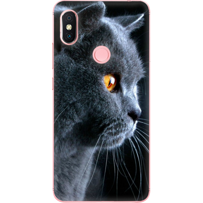 Чехол U-print Xiaomi Redmi S2 English cat