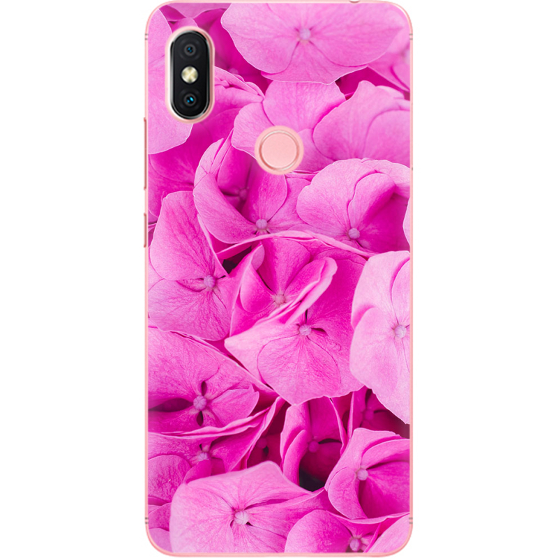 Чехол U-print Xiaomi Redmi S2 Pink Flowers