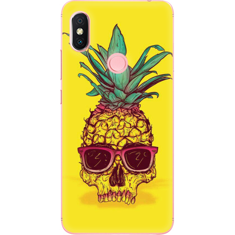 Чехол U-print Xiaomi Redmi S2 Pineapple Skull