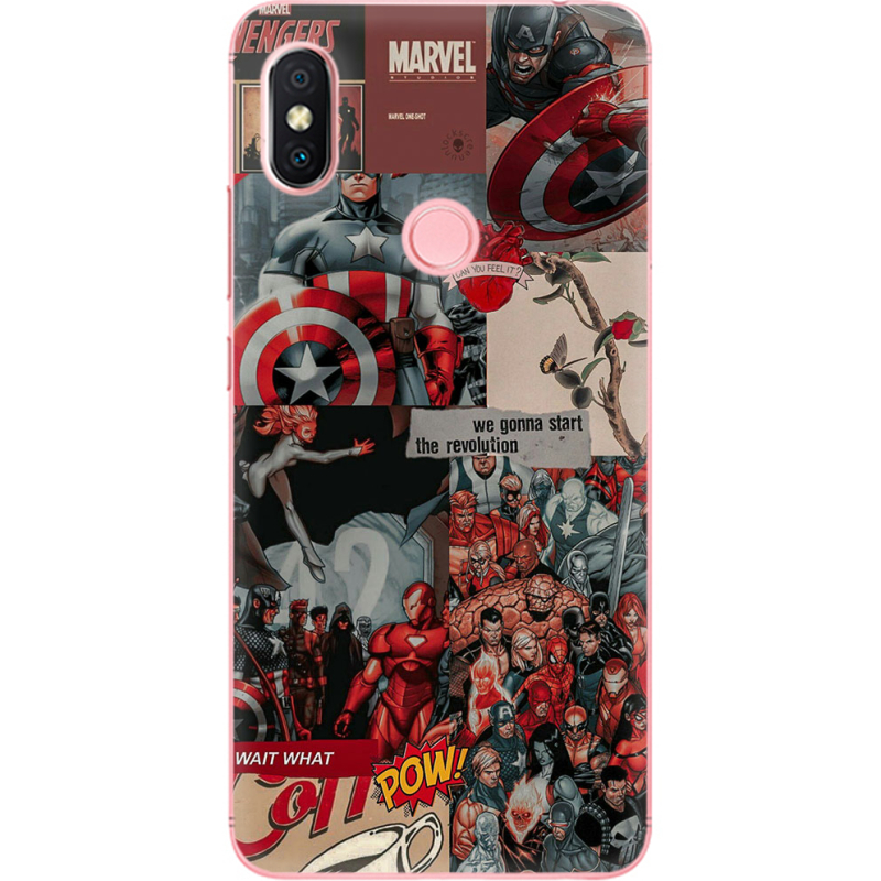 Чехол U-print Xiaomi Redmi S2 Marvel Avengers