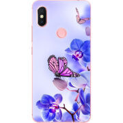 Чехол U-print Xiaomi Redmi S2 Orchids and Butterflies