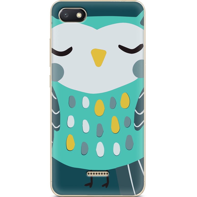 Чехол Uprint Xiaomi Redmi 6A Green Owl