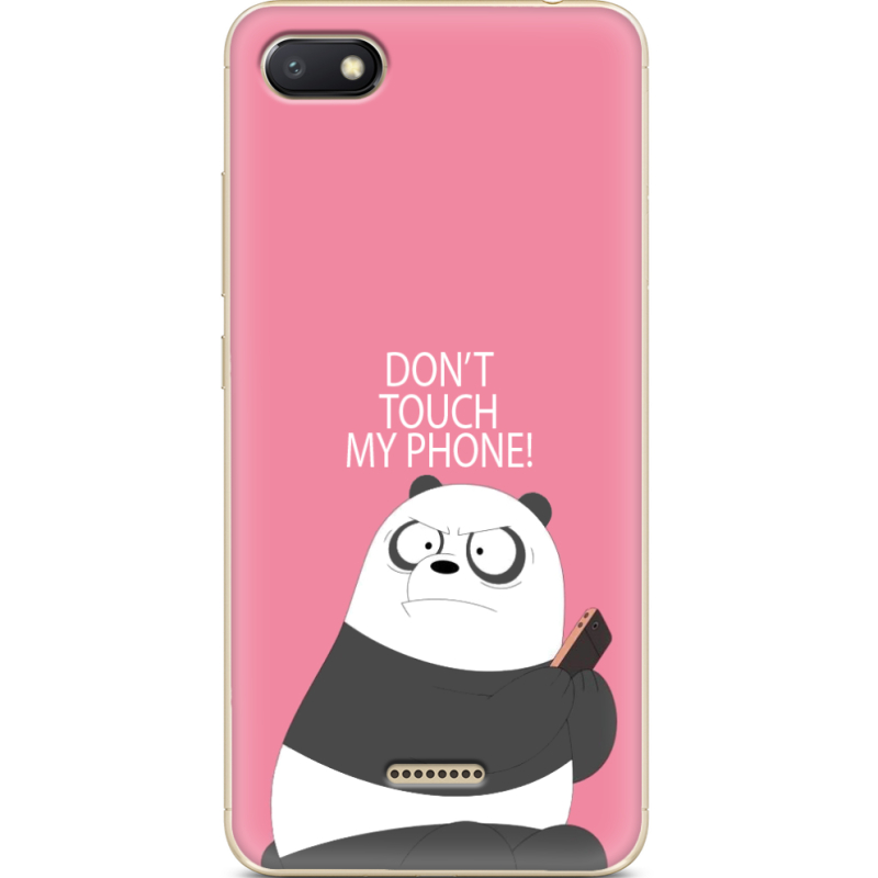 Чехол Uprint Xiaomi Redmi 6A Dont Touch My Phone Panda