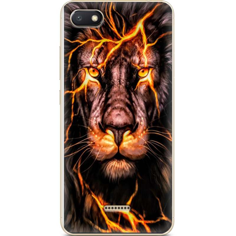 Чехол Uprint Xiaomi Redmi 6A Fire Lion