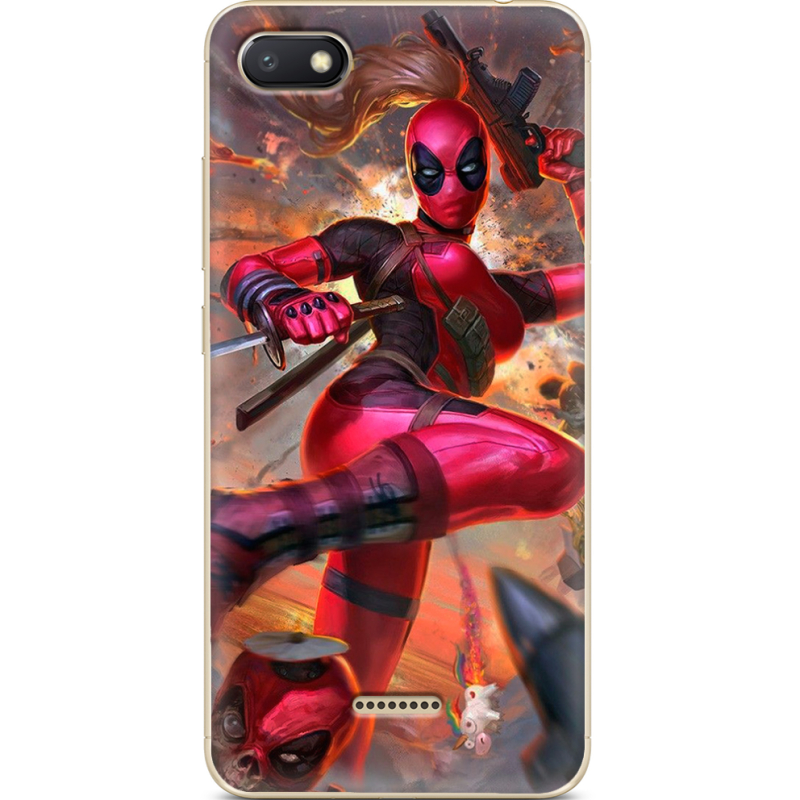 Чехол Uprint Xiaomi Redmi 6A Woman Deadpool