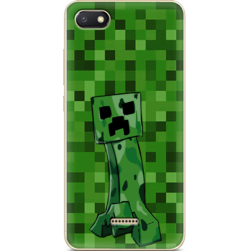 Чехол Uprint Xiaomi Redmi 6A Minecraft Creeper