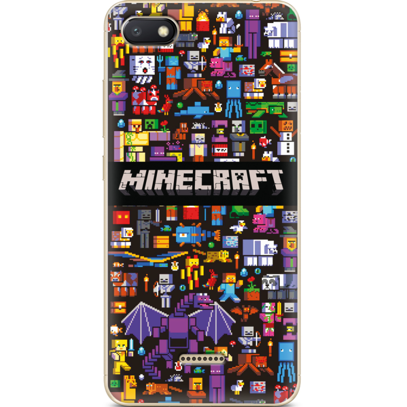 Чехол Uprint Xiaomi Redmi 6A Minecraft Mobbery