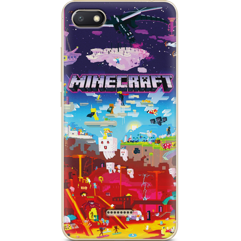 Чехол Uprint Xiaomi Redmi 6A Minecraft World Beyond