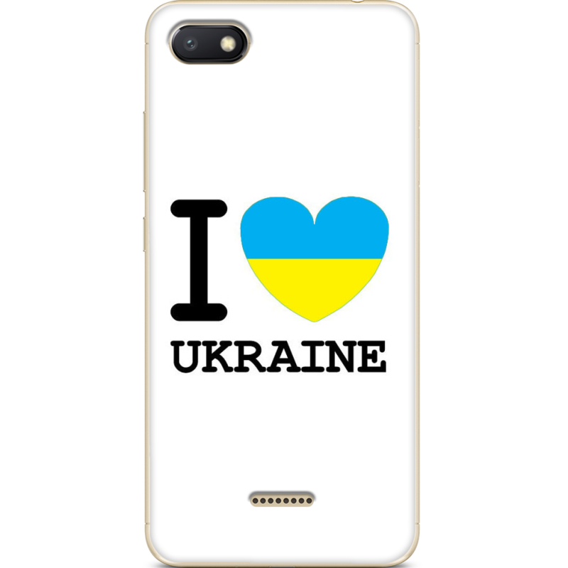 Чехол Uprint Xiaomi Redmi 6A I love Ukraine