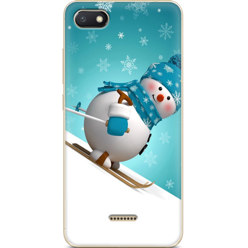 Чехол Uprint Xiaomi Redmi 6A Skier Snowman