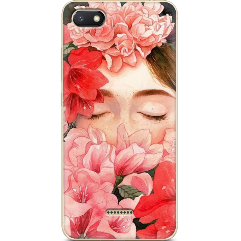 Чехол Uprint Xiaomi Redmi 6A Girl in Flowers