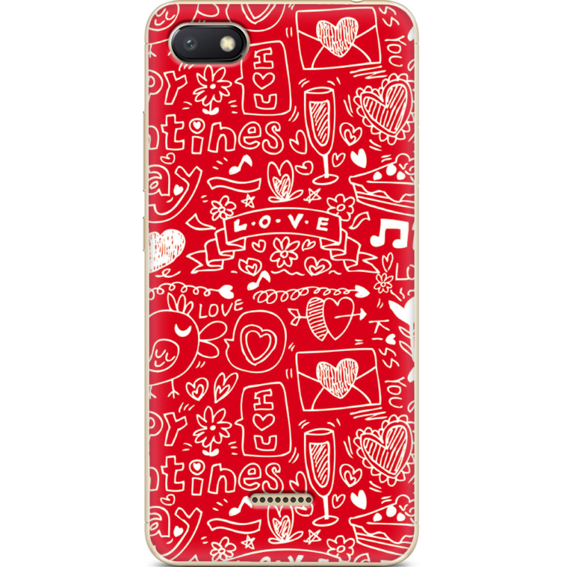 Чехол Uprint Xiaomi Redmi 6A Happy Valentines