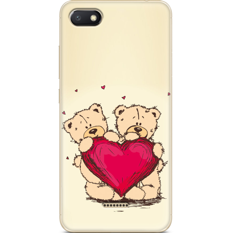 Чехол Uprint Xiaomi Redmi 6A Teddy Bear Love