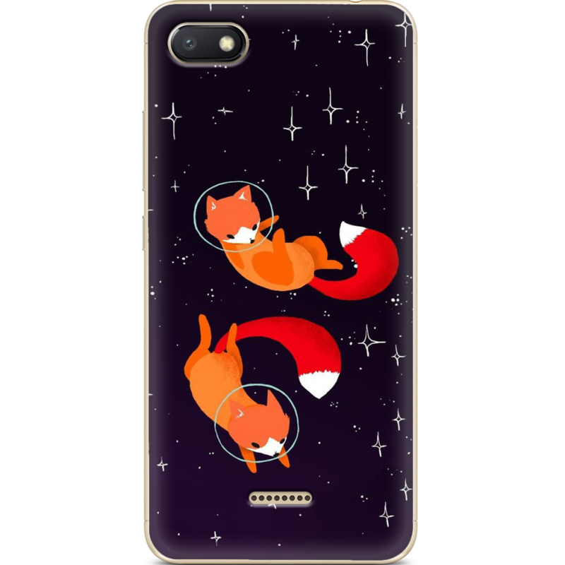 Чехол Uprint Xiaomi Redmi 6A Fox-Astronauts