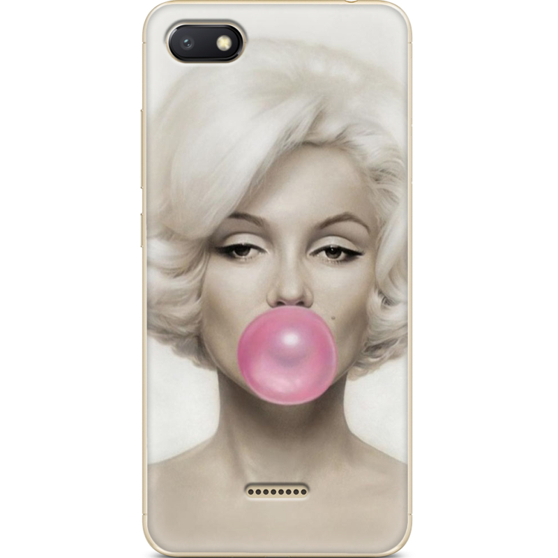 Чехол Uprint Xiaomi Redmi 6A Marilyn Monroe Bubble Gum