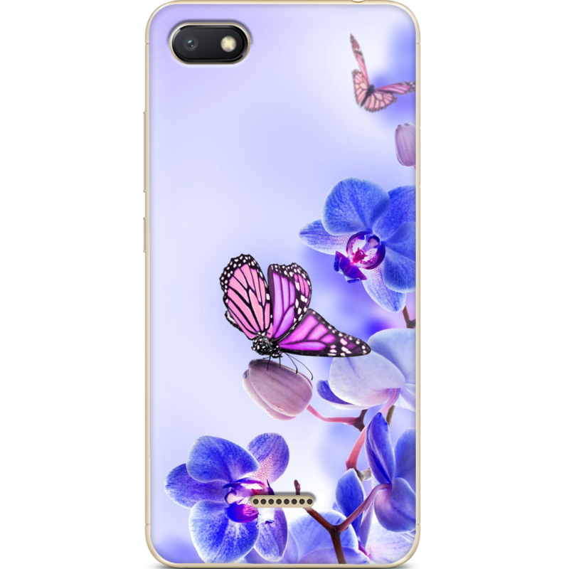 Чехол Uprint Xiaomi Redmi 6A Orchids and Butterflies