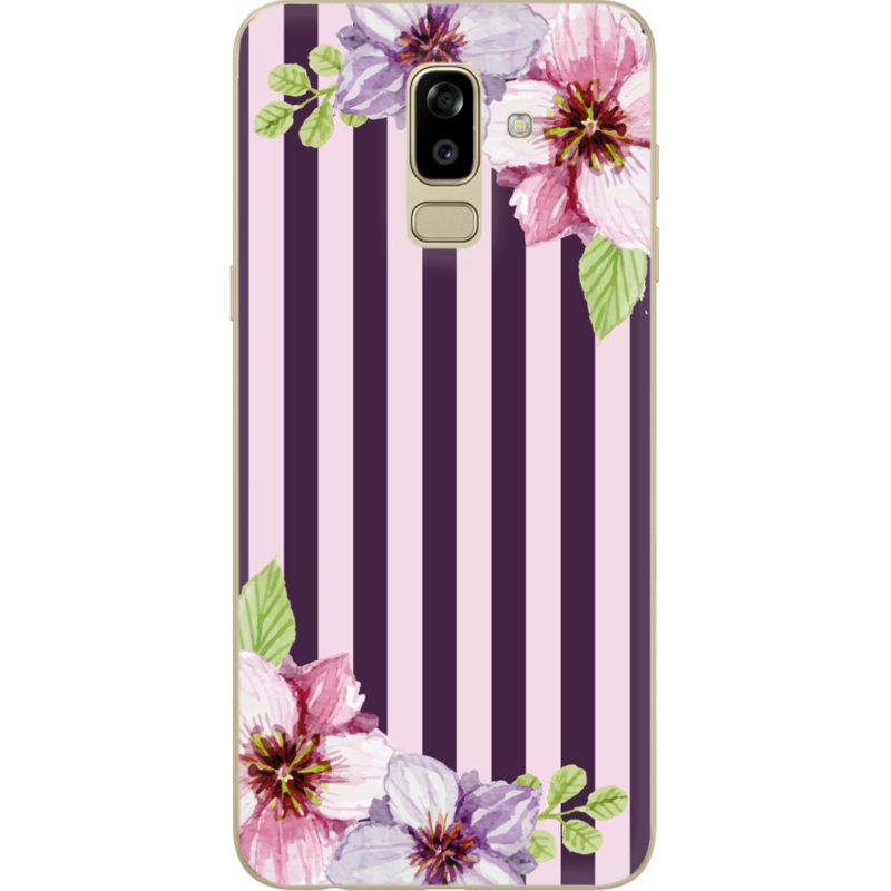 Чехол U-print Samsung J810 Galaxy J8 2018 Purple Fantasy