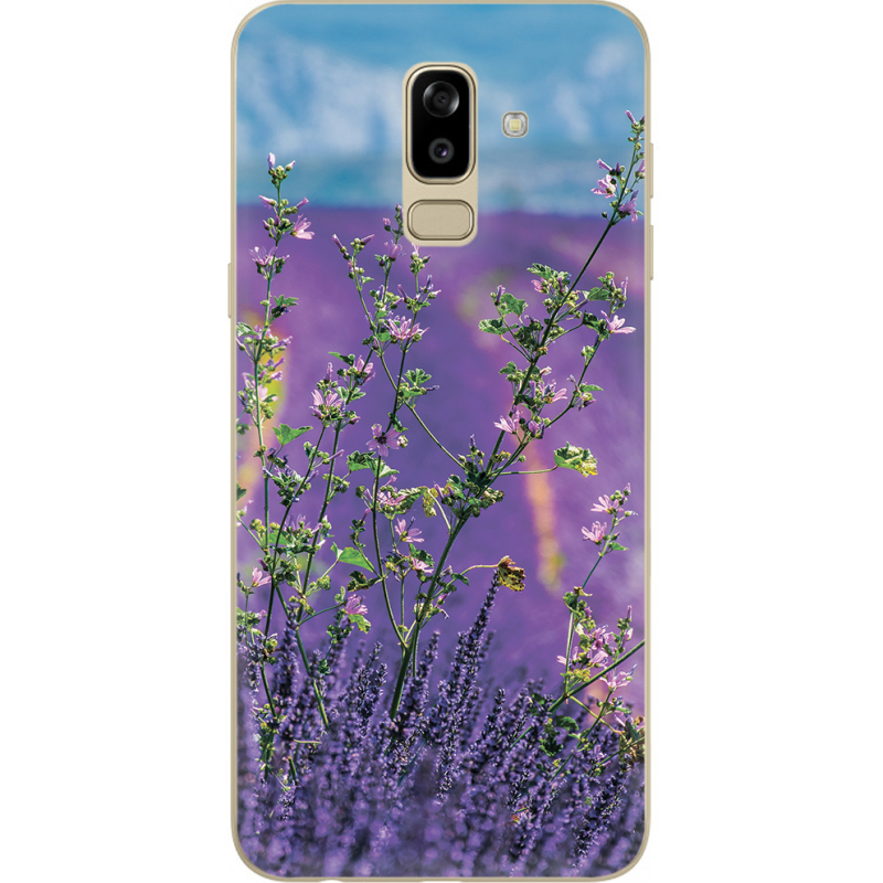 Чехол U-print Samsung J810 Galaxy J8 2018 Lavender Field