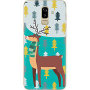 Чехол U-print Samsung J810 Galaxy J8 2018 Foresty Deer