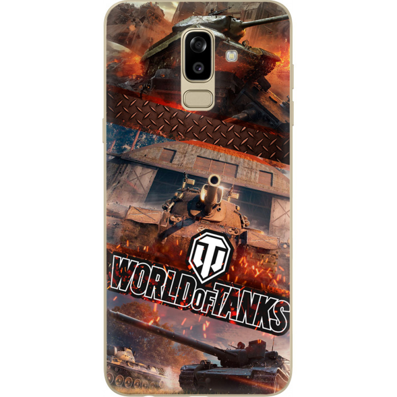 Чехол U-print Samsung J810 Galaxy J8 2018 World Of Tanks