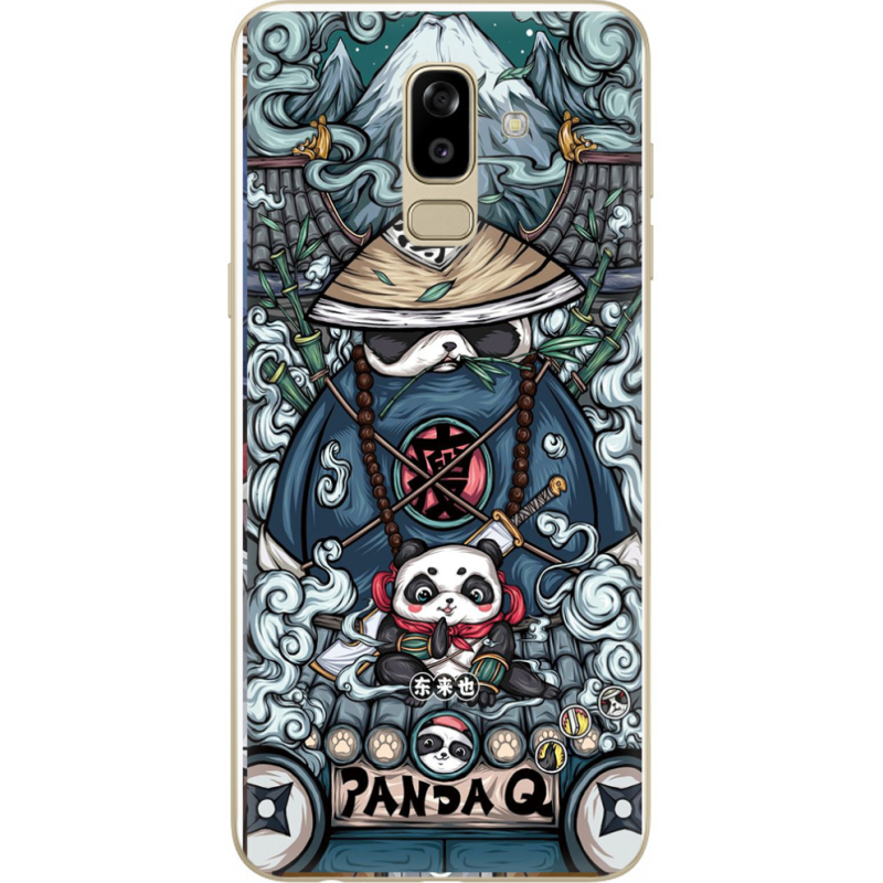 Чехол U-print Samsung J810 Galaxy J8 2018 Panda Q