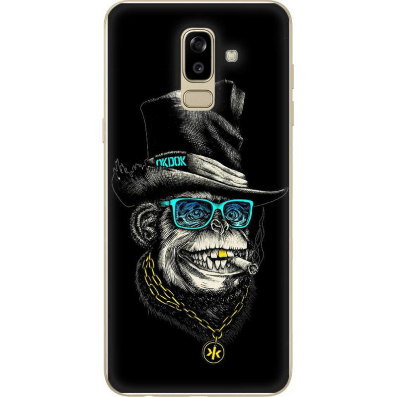 Чехол U-print Samsung J810 Galaxy J8 2018 Rich Monkey