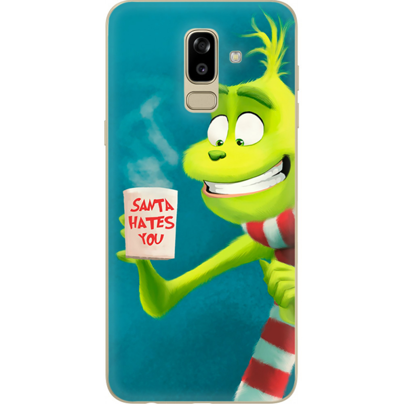 Чехол U-print Samsung J810 Galaxy J8 2018 Santa Hates You